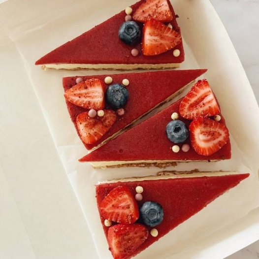 Ванильно Клубничный Чизкейк