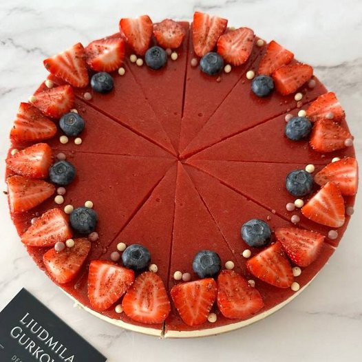 Ванильно Клубничный Чизкейк