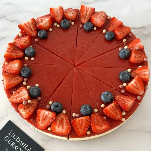 Ванильно Клубничный Чизкейк