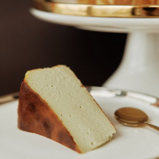 Pistachio Basque Cheesecake