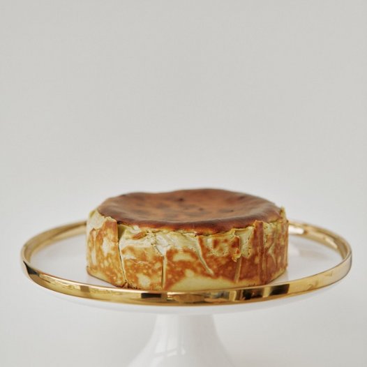 Pistachio Basque Cheesecake