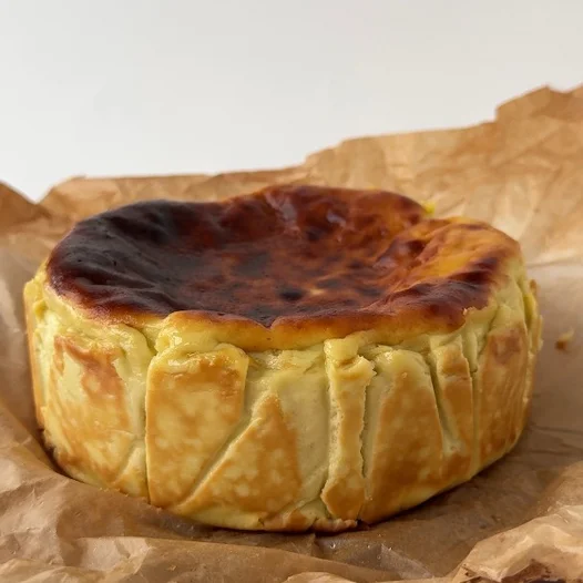 Pistachio Basque Cheesecake