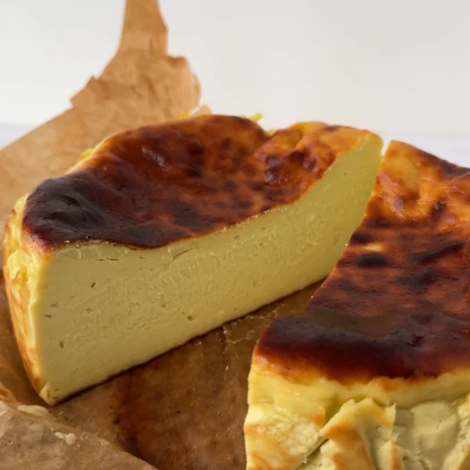 Pistachio Basque Cheesecake