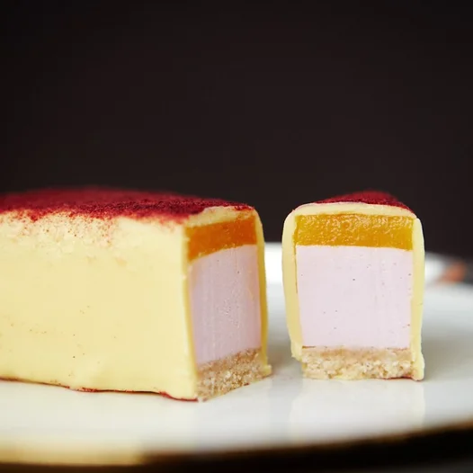 Strawberry Mango Cheesecake Sticks